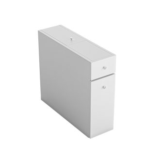 Wąska szafka łazienkowa, 60x55x20cm Biała