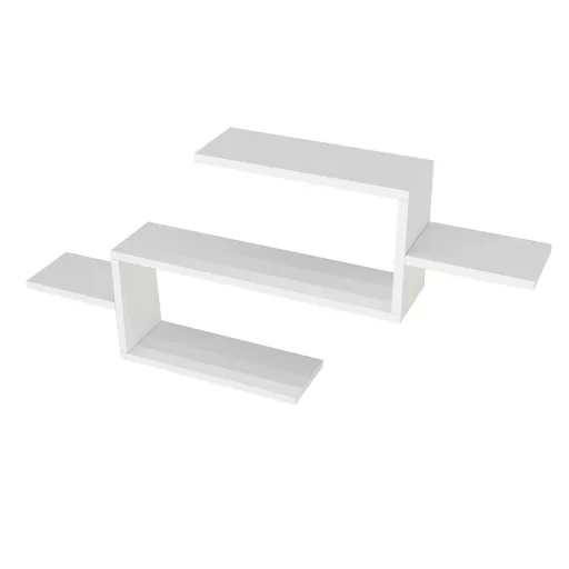 Półka ścienna 104x49,4x14,5cm Biała