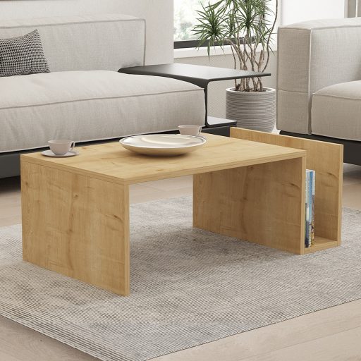 Stół kawowy 86,8x32,4x50cm, Dąb