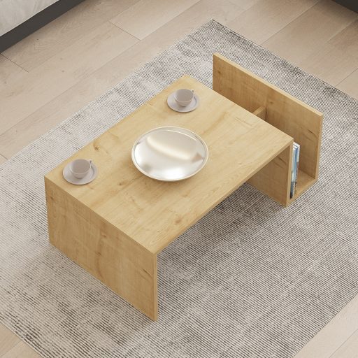 Stół kawowy 86,8x32,4x50cm, Dąb