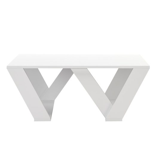 Stół kawowy 110x40x60cm, Biały