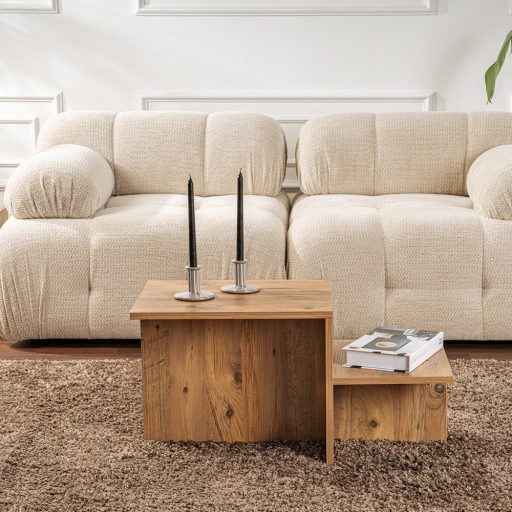 Stół kawowy 80x40x40 cm, Sosna