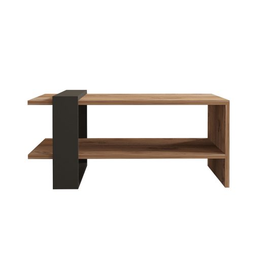 Stół kawowy 80x35x55cm, Dąb-Antracyt