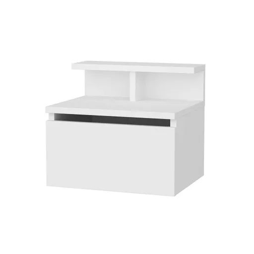 Nocna szafka wisząca 39.8x31.9x35cm, Biała