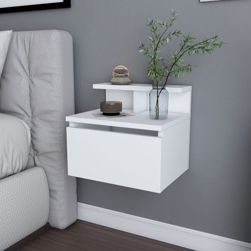 Nocna szafka wisząca 39.8x31.9x35cm, Biała