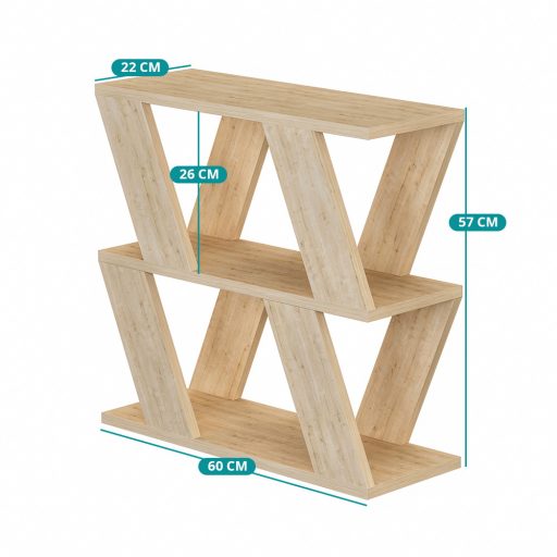 Stolik boczny 60x57x22cm, Dąb