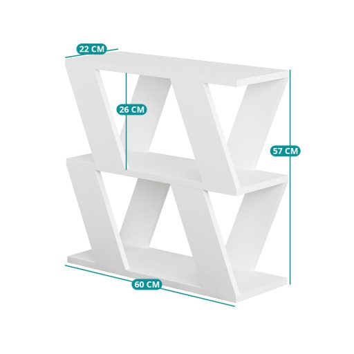 Stolik boczny 60x57x22cm, Biały