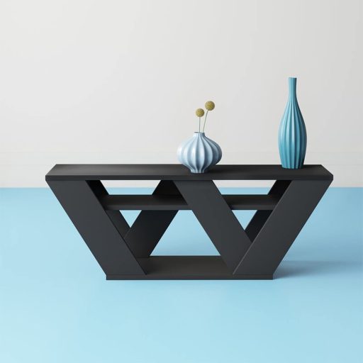 Stolik RTV 110x40x30cm, antracytowy