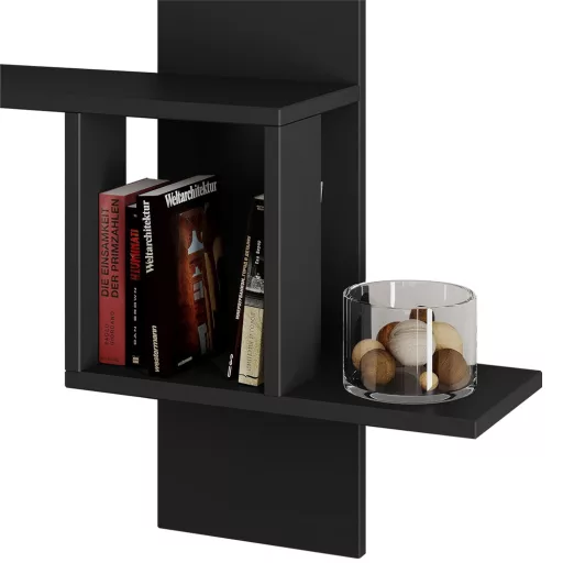 Półka ścienna 70x64x20cm, Antracytowa