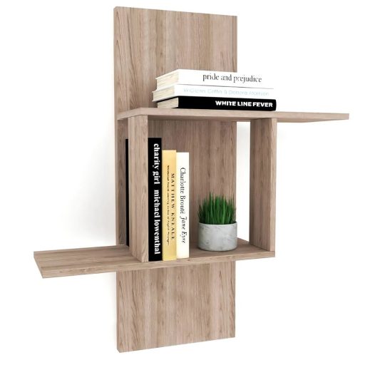 Półka ścienna 70x64x20cm, Dąb Sonoma