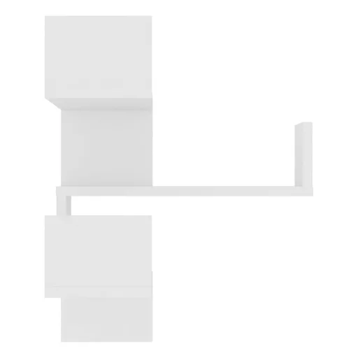 Półka narożna 60x90x60cm, Biała