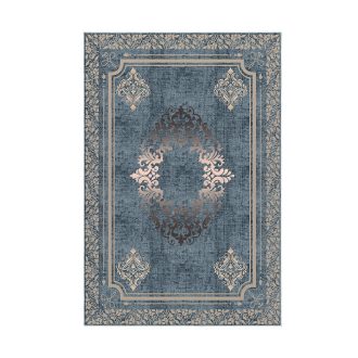 Zestaw dywaników łazienkowych 2-częściowy, niebieski