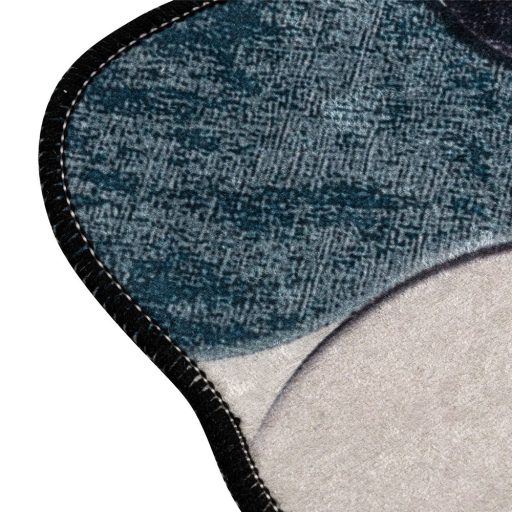 Zestaw dywaników łazienkowych z motywem kamyków, niebieski