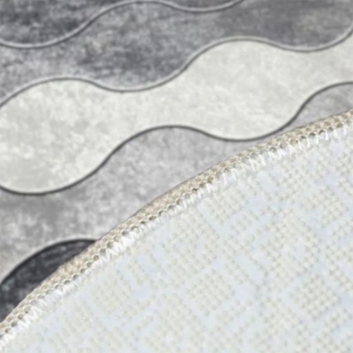 Zestaw dywaników łazienkowych w wzór kamieni, szary