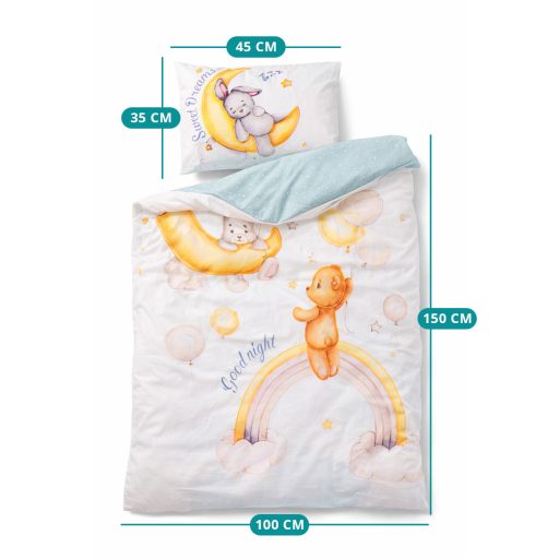 Zestaw pościeli dla dzieci 100x150cm, Wzór misia