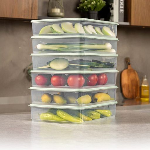 Zestaw do przechowywania z plastiku 7-elementowy