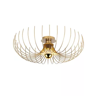 Nowoczesna Złota Metalowa Lampa Sufitowa