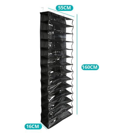 Organizer do butów na drzwi-czarny