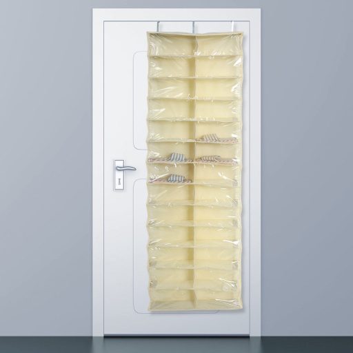 Organizer do butów na drzwi-beżowy