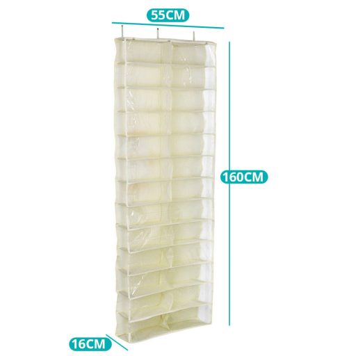 Organizer do butów na drzwi-beżowy