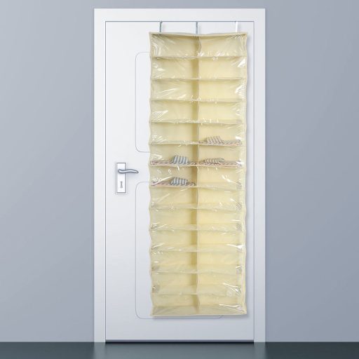 Organizer do butów na drzwi-beżowy