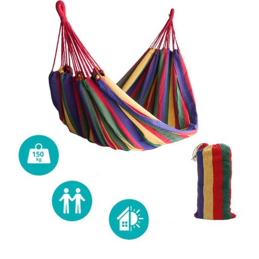 Hamak 2 osobowa-czerwony