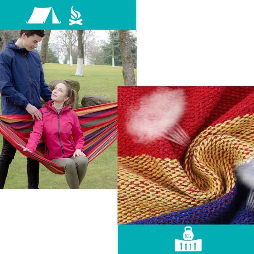 Hamak 2 osobowa-czerwony