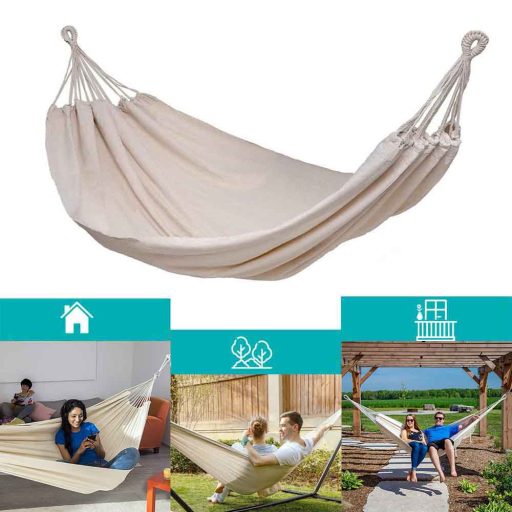 Hamak 2 osobowy-beżowy