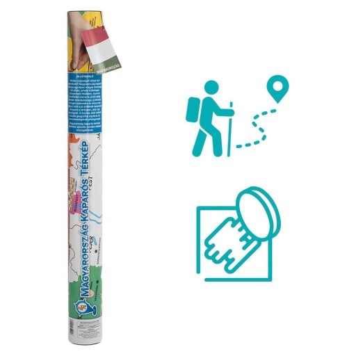 Mapa do Zeskrobania Węgier