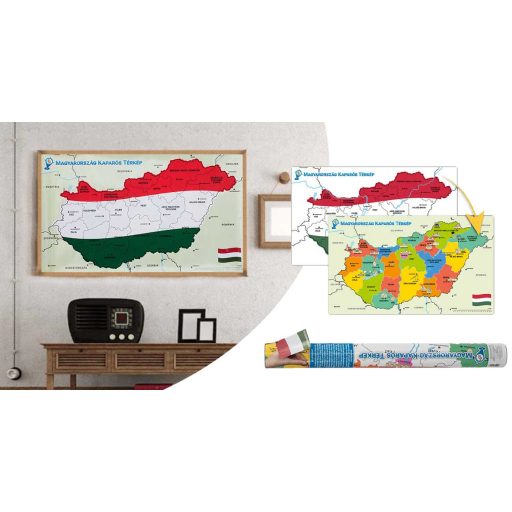 Mapa do Zeskrobania Węgier