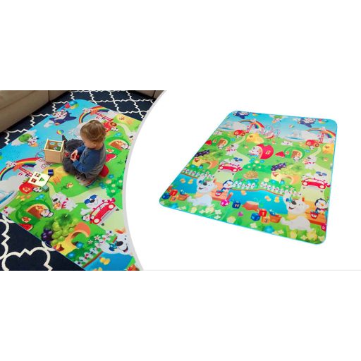 Mata edukacyjna dla dzieci-niebieska