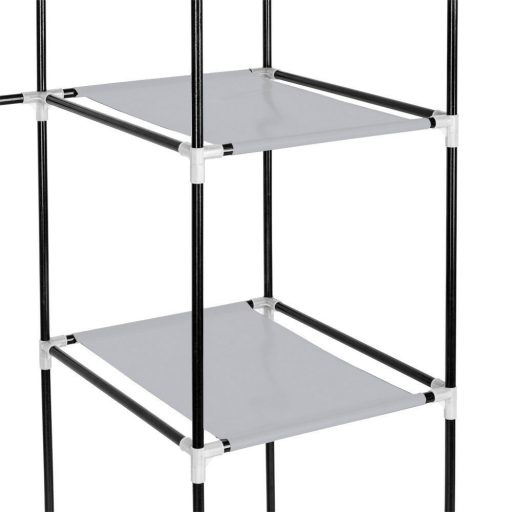 Mobilna szafa do ubrań 130x45x170 cm-brązowa