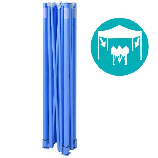 Pawilon ogrodowy, składany, kilka rodzaji-2,9x2,9 metrowy-niebieski-pawilon