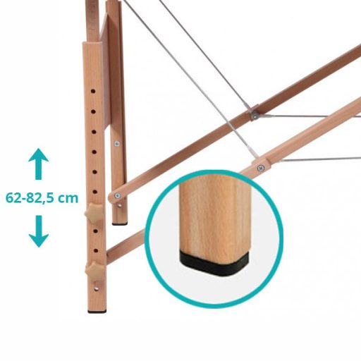 Przenośne łóżko do masażu, 3-segmentowe