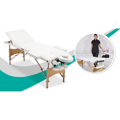 Przenośne łóżko do masażu, 3-segmentowe
