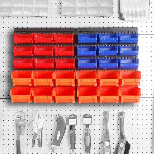 Organizer na narzędzia i śruby ścianne w 2 rodzajach