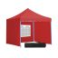 Pawilon ogrodowy, składany, kilka rodzaji-2,9x2,9 metrowy-czerwony-pawilon+ściana boczna+torba transportowa