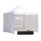 Pawilon ogrodowy, składany, kilka rodzaji-2,9x2,9 metrowy-biały-pawilon+ściana boczna+torba transportowa