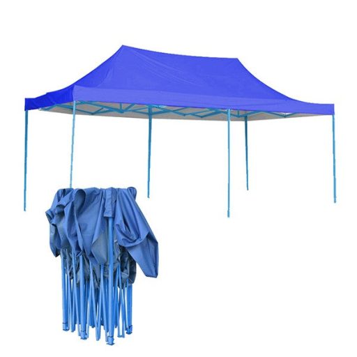Pawilon ogrodowy, składany, kilka rodzaji-2,9x5,7 metrowy-niebieski-pawilon+torba transportowa