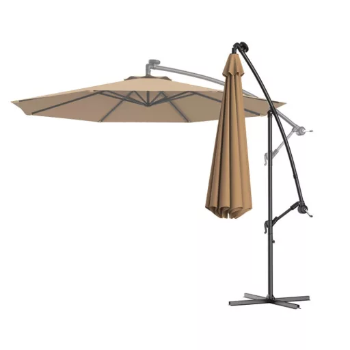 Parasolka wisząca 2,7 m, khaki