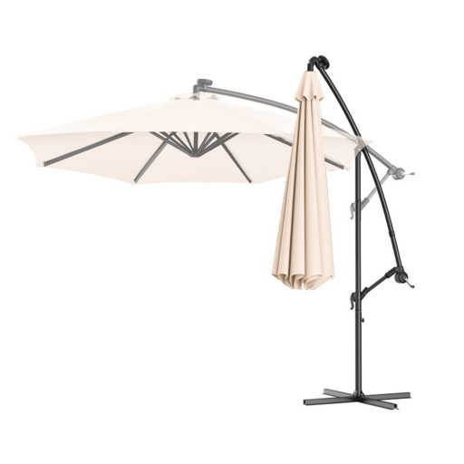 Parasolka wisząca 2,7 m, Kremowa