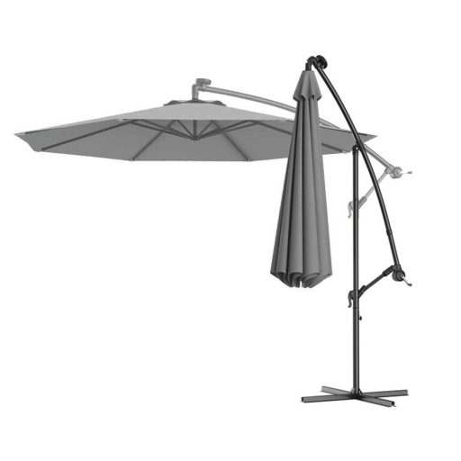 Parasolka wisząca 2,8 m, Szara