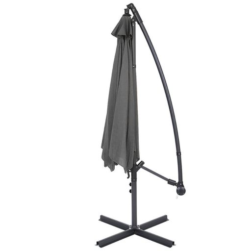 Parasolka wisząca 2,8 m, Szara