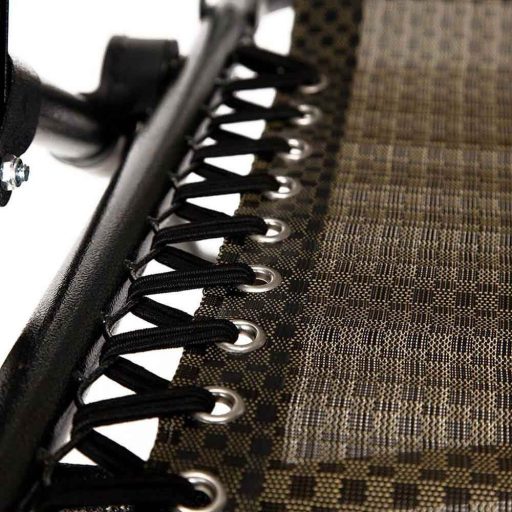 Krzesło ogrodowe zerowej grawitacji z uchwytem na napoje w prezencie, 2 szt-brązowe