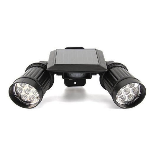 Podwójna lampa solarna LED z czujnikiem ruchu 