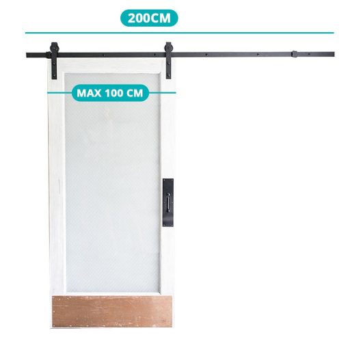 System do drzwi przesuwanych, 2 rodzaje-pojedynczy