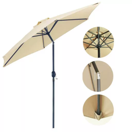 Parasol z możliwością regulacji kąta nachylenia