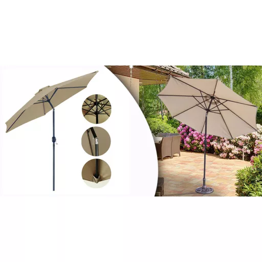 Parasol z możliwością regulacji kąta nachylenia