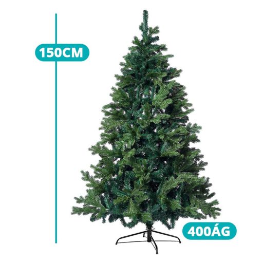 Sztuczna choinka 3D z metalowym stojakiem, w różnych wielkościach-150 cm