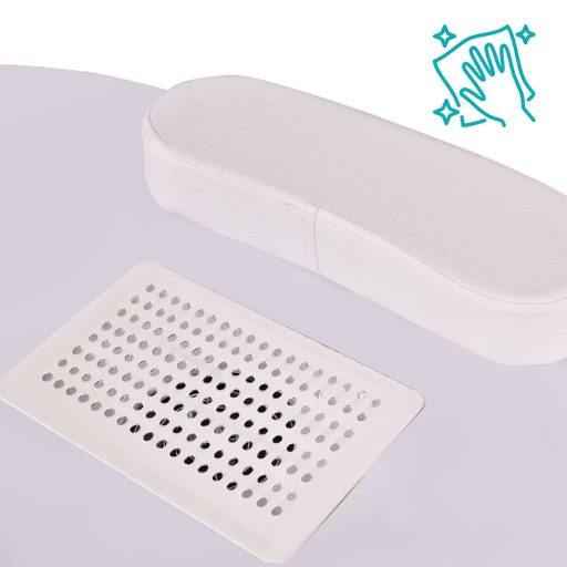 Mobilny stolik kosmetyczny do manicure z torbą transportową w prezencie, dostępny w 2 modelach-z wentylatorem